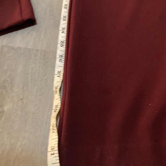 White House/Black Market Burgundy Sleeveless Jumpsuit - Picture 5 of 5